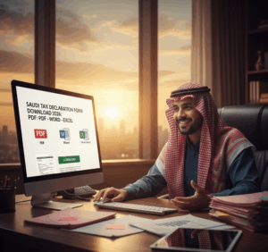 تحميل وتعبئة نموذج الإقرار الضريبي pdf - Word - Exel في السعودية 2026