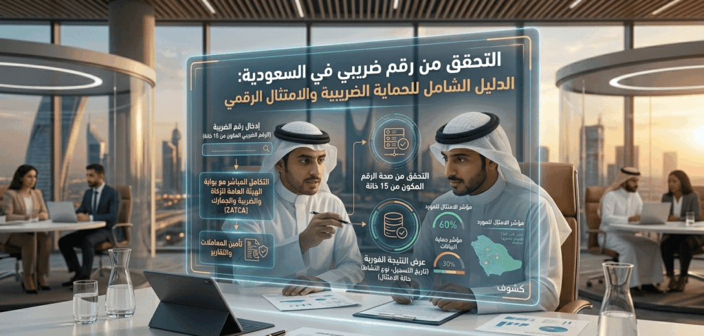التحقق من رقم ضريبي