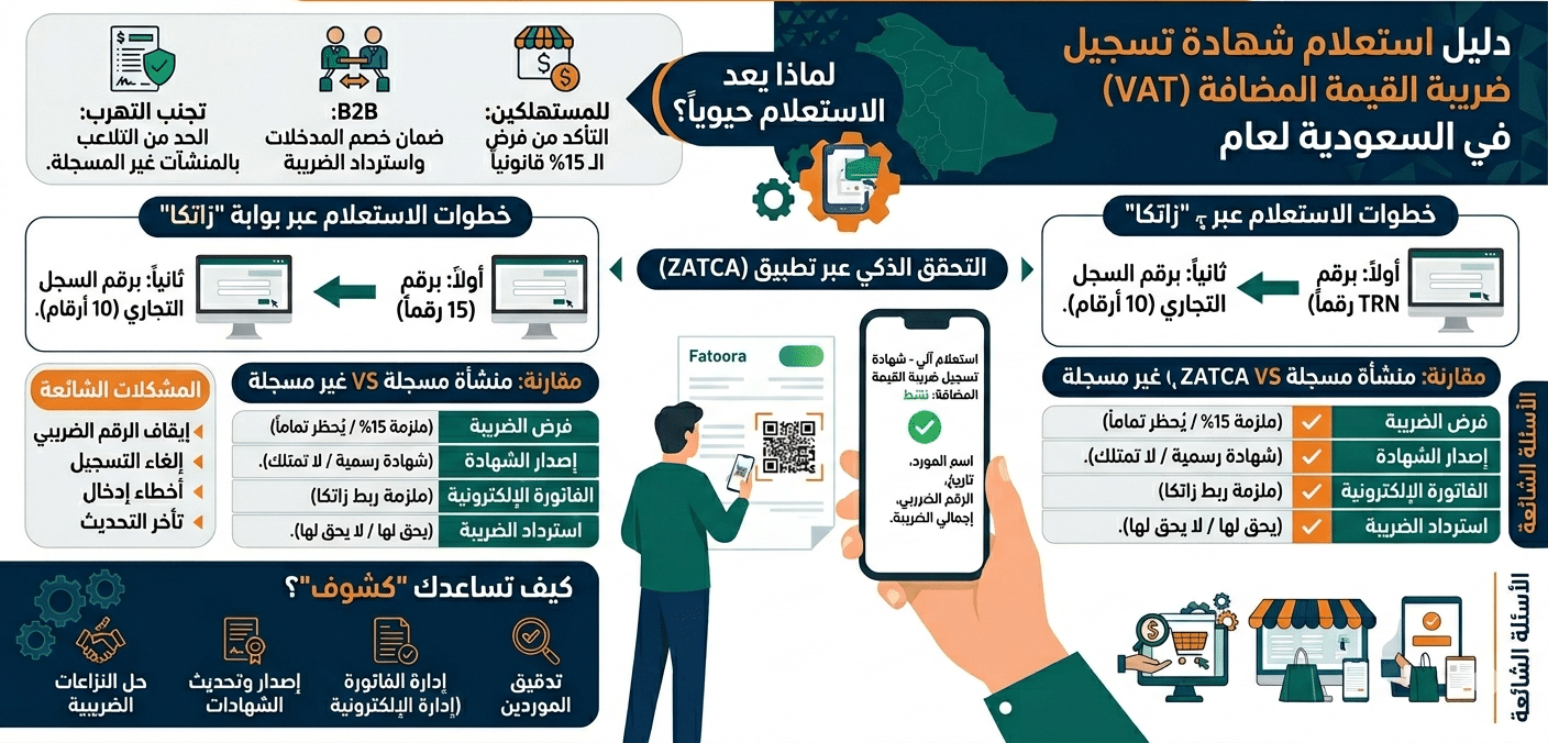 تحقق من الرقم الضريبي