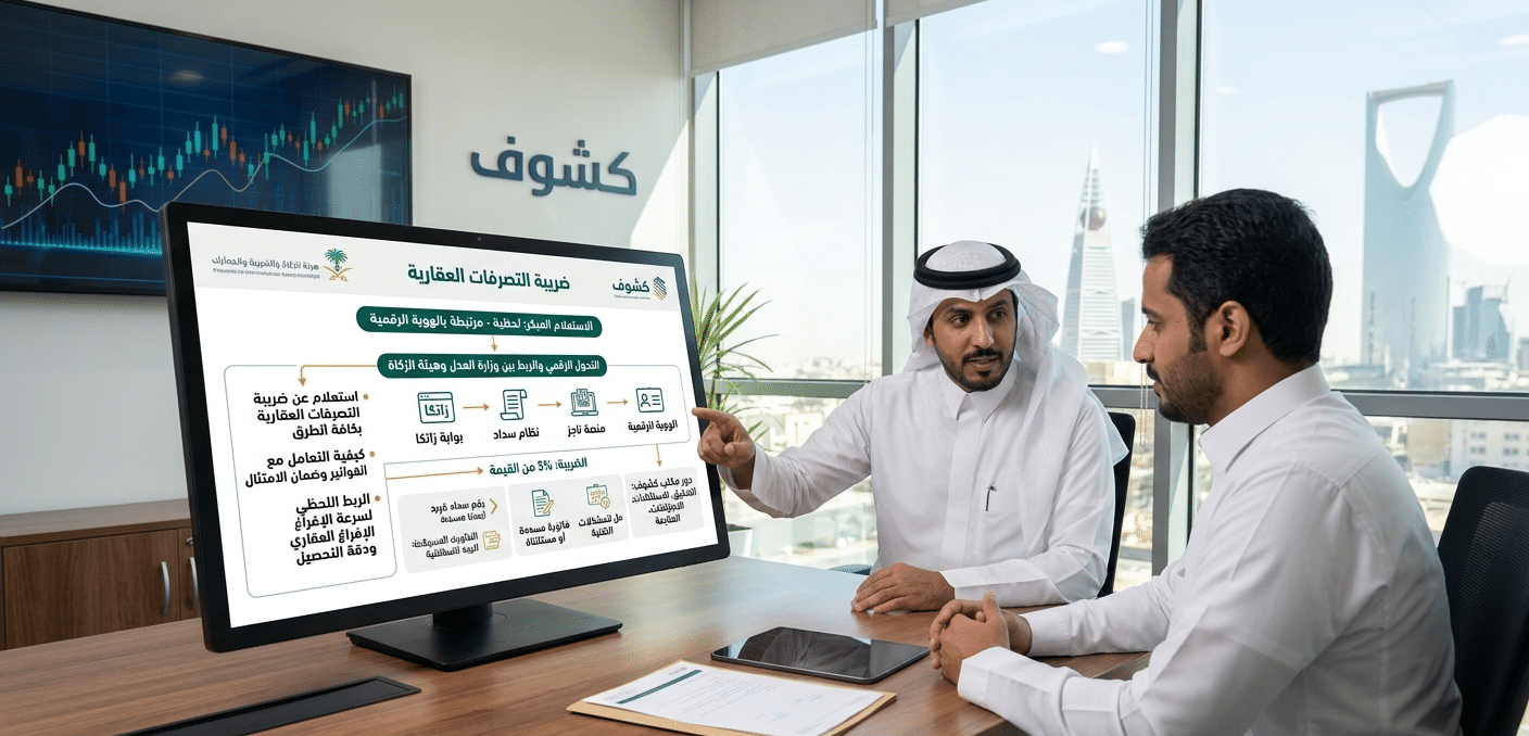 الاستعلام عن ضريبة التصرفات العقارية