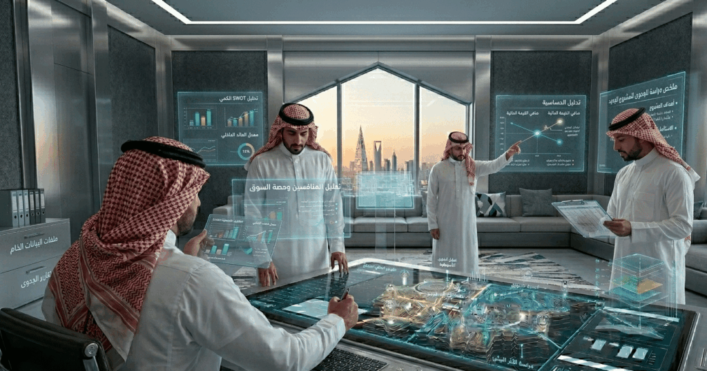 مكتب دراسة جدوى معتمد في الرياض