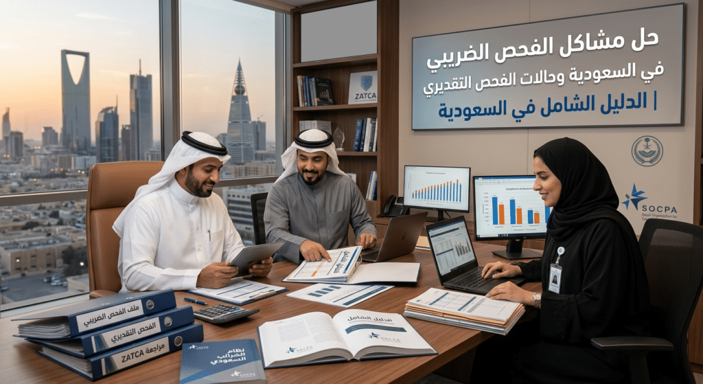 حل مشاكل الفحص الضريبي في السعودية وحالات الفحص التقديري