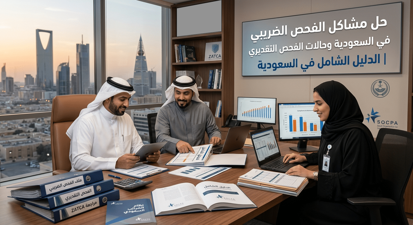 حل مشاكل الفحص الضريبي في السعودية وحالات الفحص التقديري