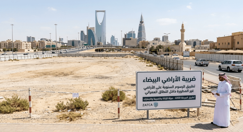ضريبة الاراضي البيضاء في السعوديه