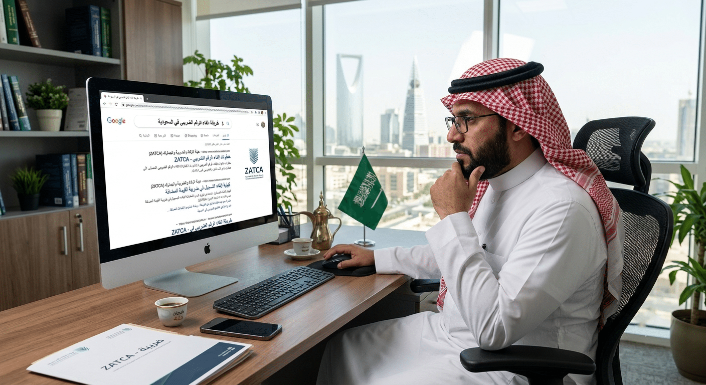 طريقة الغاء الرقم الضريبي في السعودية